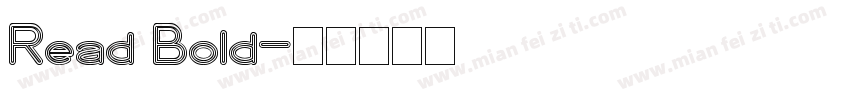 Read Bold字体转换
